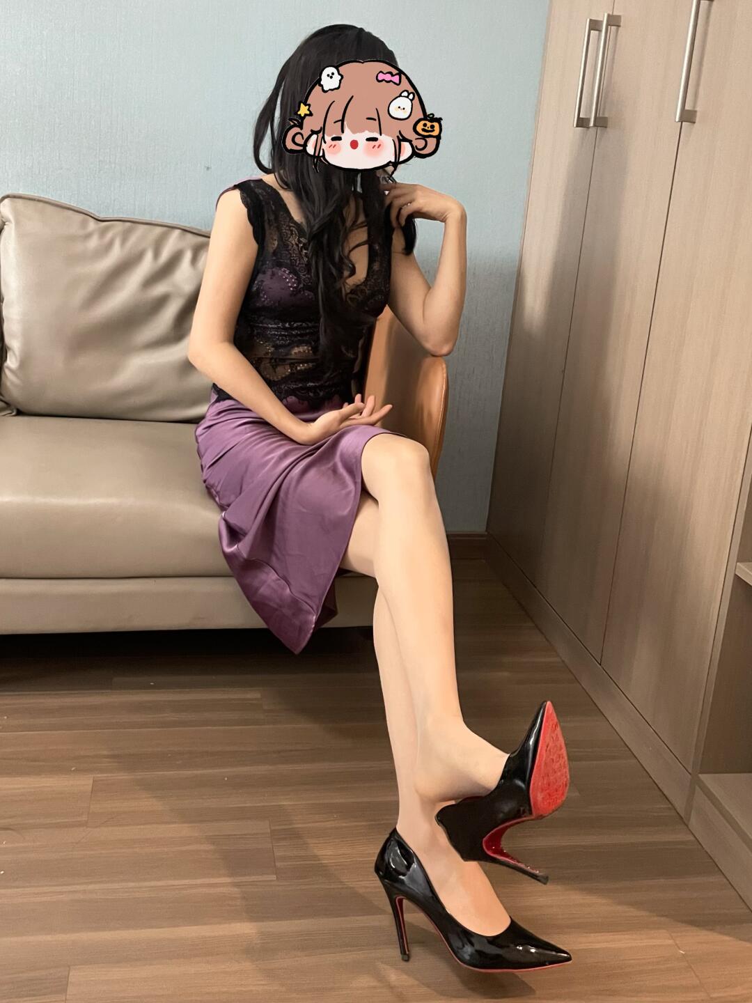 妹妹说紫色很有韵味
