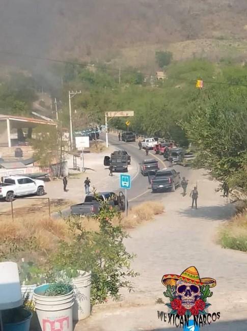 这是一场毫无悬念的屠杀。2月22日，墨西哥哈利斯科州的一条公路上，一群刚下车的武