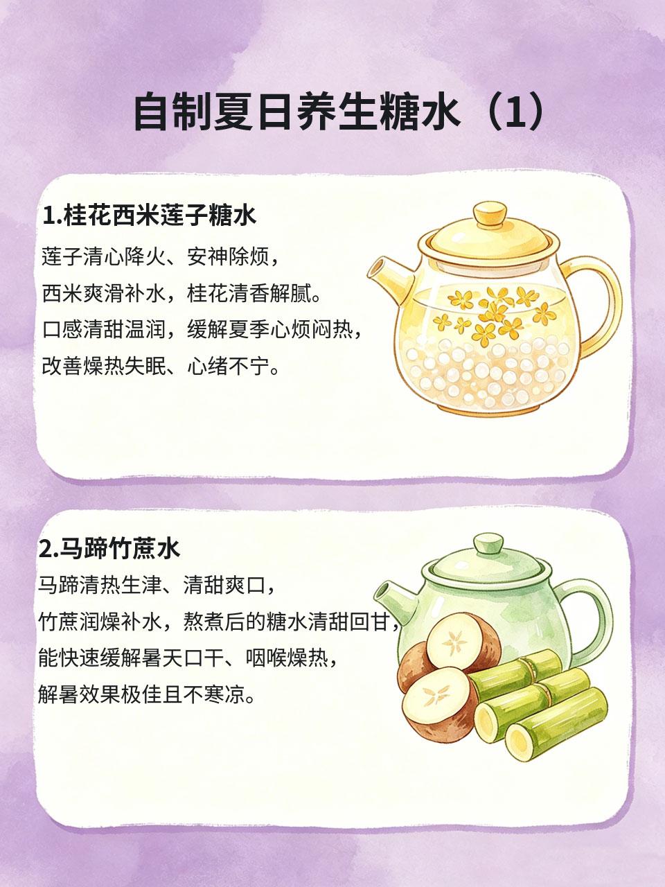 自制夏日养生糖水，清甜爽口，告别闷热感
盛夏闷热难耐，经常心烦气躁、口干烦闷，总