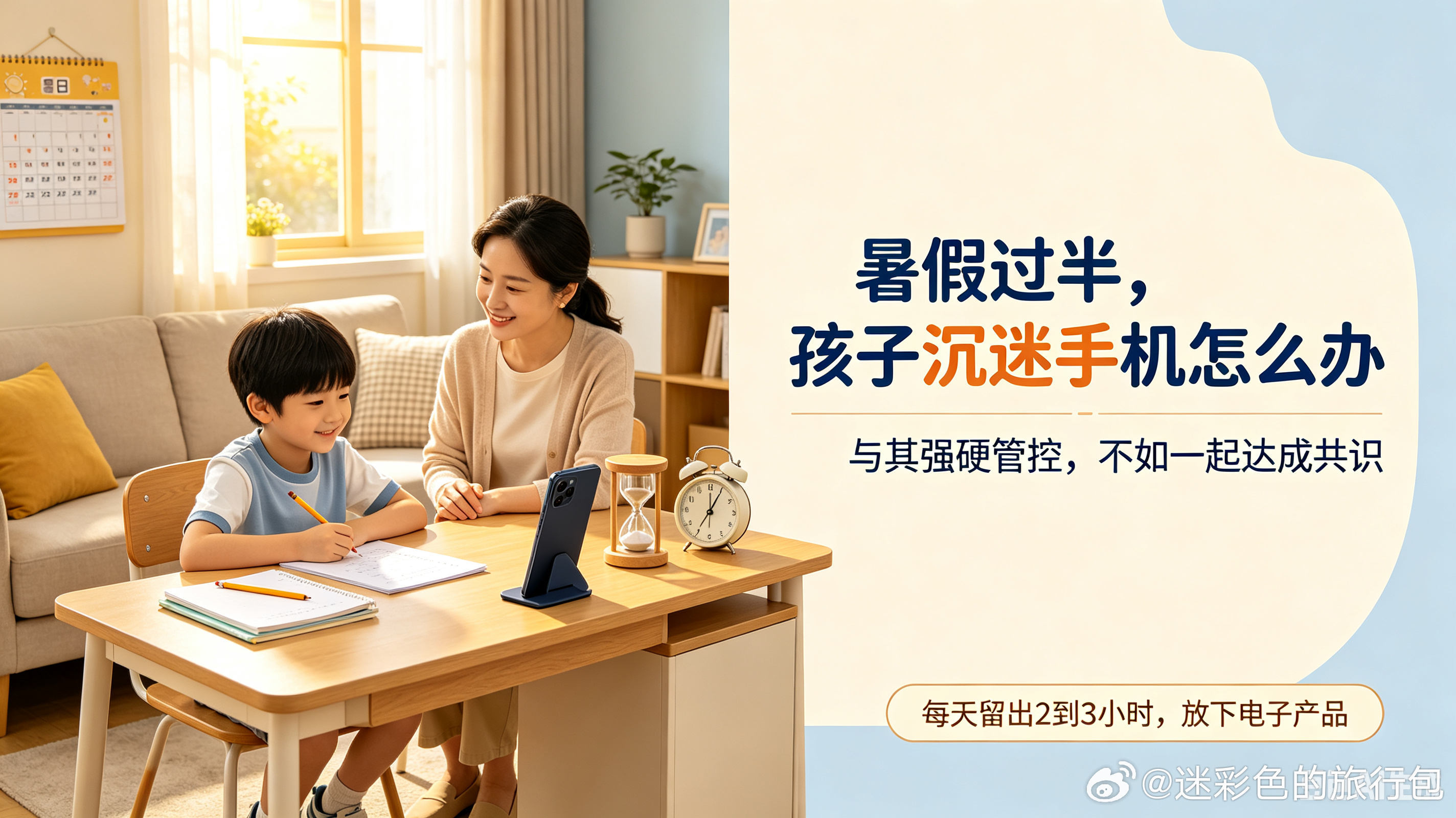 孩子痴迷玩手机母亲限网速也没用暑假过半，孩子沉迷手机成了很多家庭的难题。限网速、