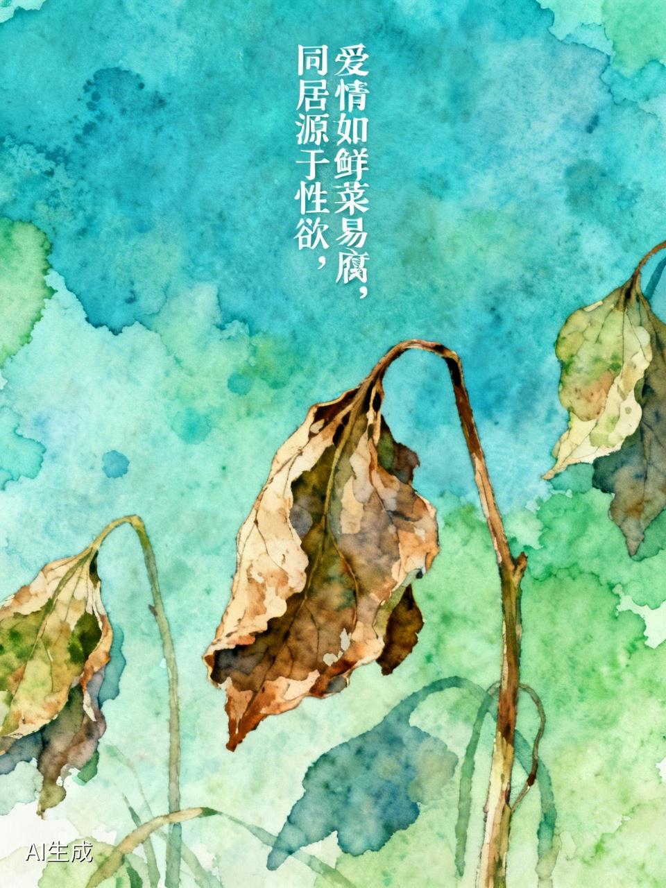 所谓的喜欢就是爱情，就是暂时的新鲜菜，过几天就臭了，只有人性才是一辈子确定的。所