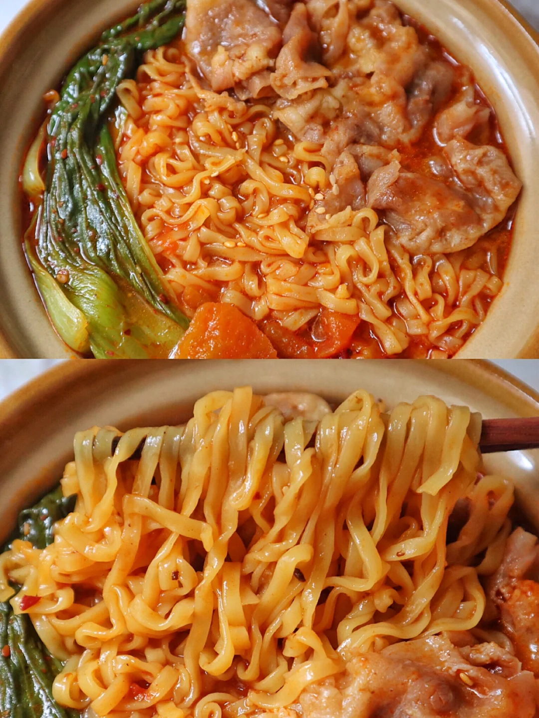 汤汁都不剩番茄肥牛面‼️泡面的灵魂吃法🔥