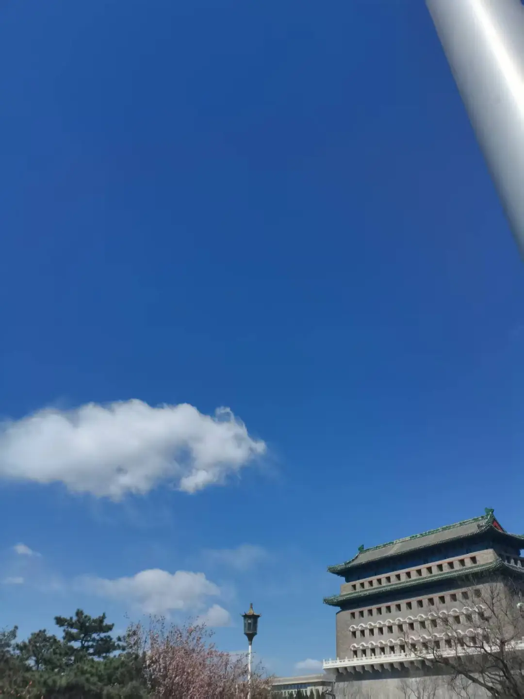 蓝天 蓝天白云风景优美 看看谁的天空更蓝