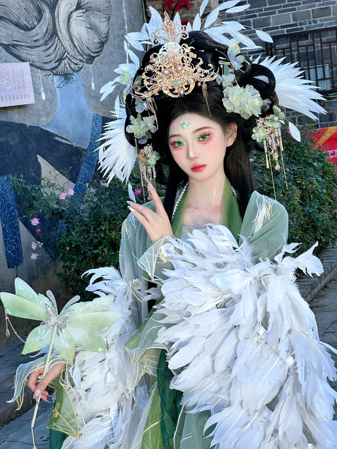 赣州拍到了“玄女神鸟”❓配色好高级啊❗️