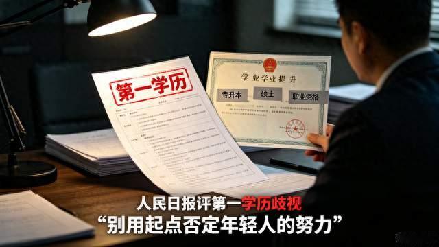 人民日报评第一学历歧视：别让起点困住奋斗的年轻人