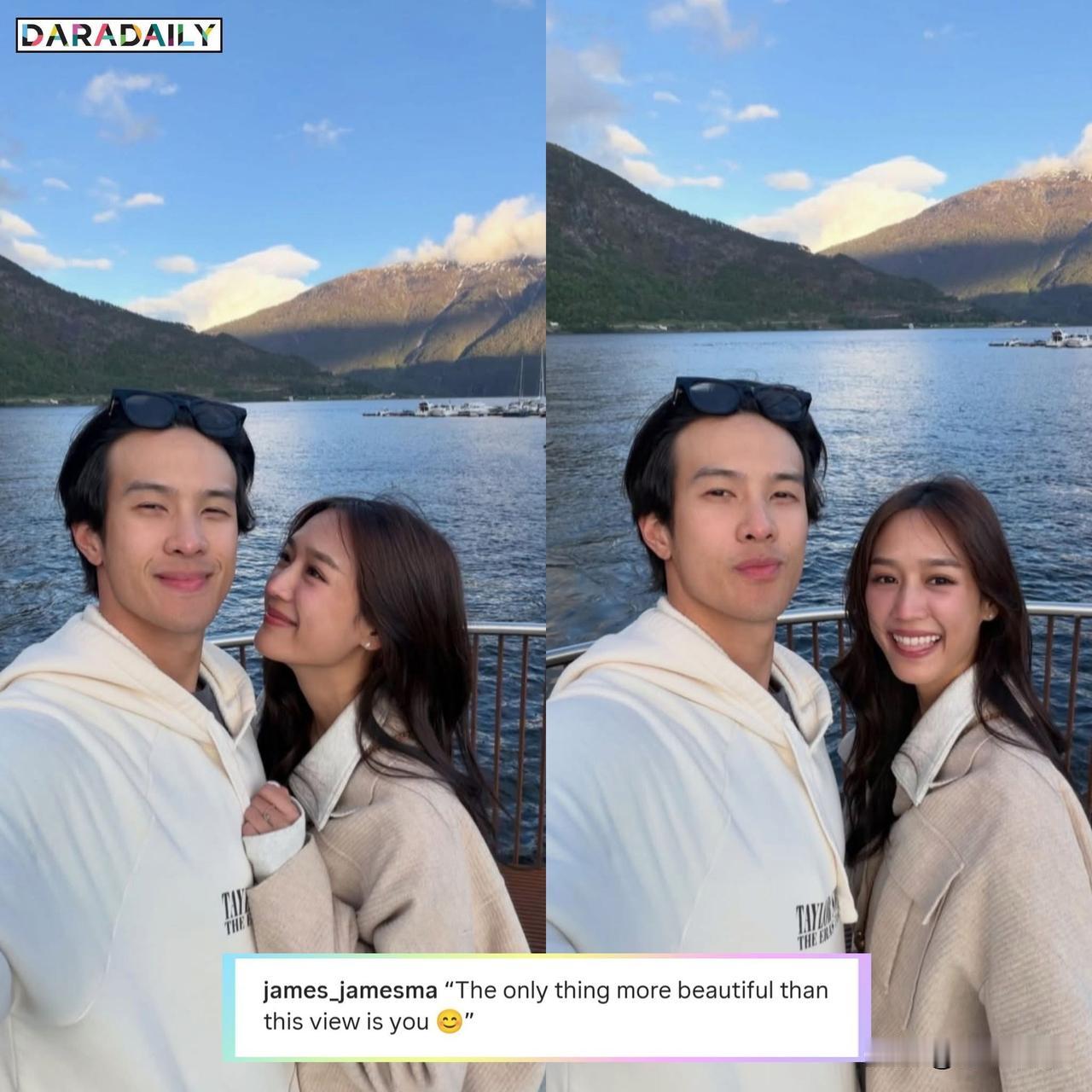 James Ma：唯一一个比风景更美的是你。。[鼓掌][鼓掌]