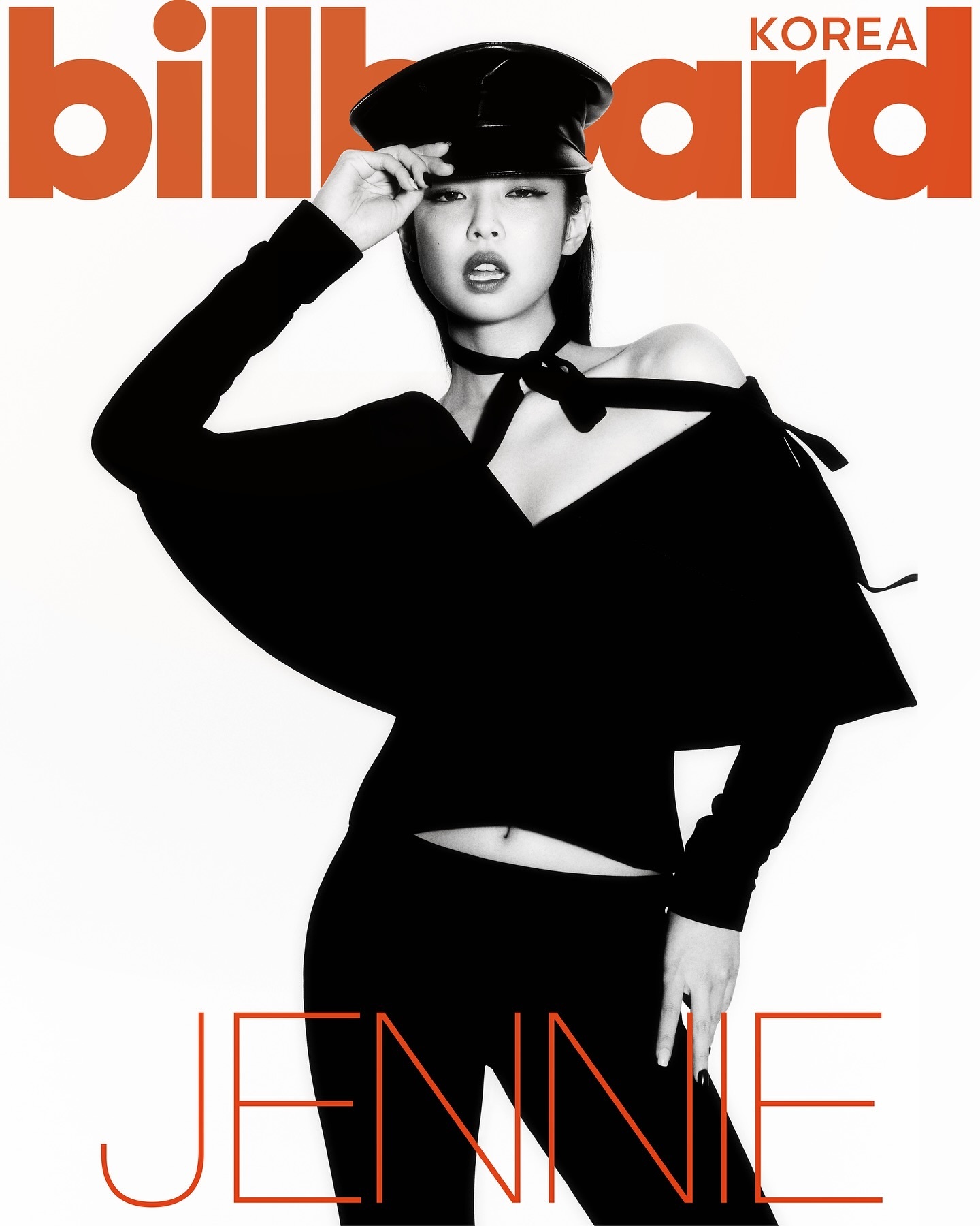 Jennie x Billboard Korea 最新一期封面将韩版也收入囊中，