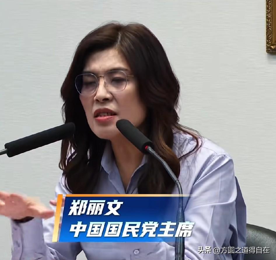 郑丽文6月以来在公开场合讲了不少，这些“和平理念”是台湾政坛一贯的中间路线，有可