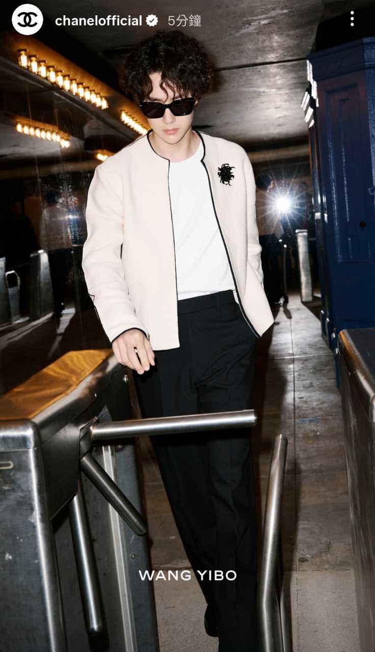 博君一肖              CHANEL这张官方照片，帅的超纲了