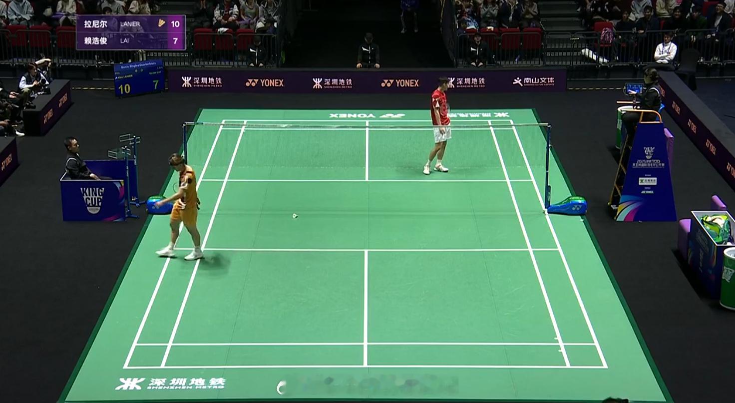 天王杯国际羽毛球公开赛 拉尼尔 11-7 赖浩俊热点现场