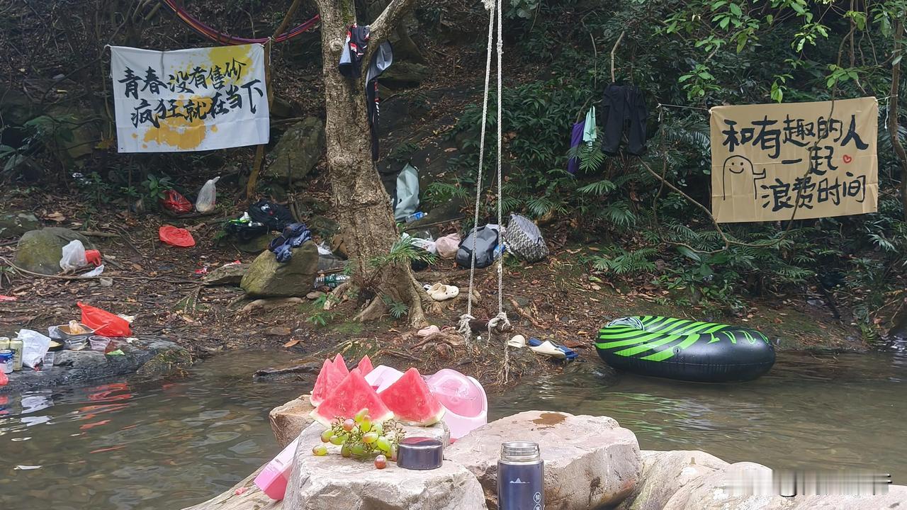 藏在江门鹤山的玩水好去处，可以荡秋千，捉鱼、游泳，清凉一夏。江门小众溯溪 鹤山游