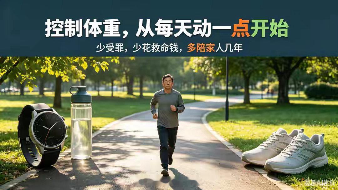 我们为什么要控制体重朋友半年减40斤，靠的不是狠，是责任。体检逼近超重红线才懂：