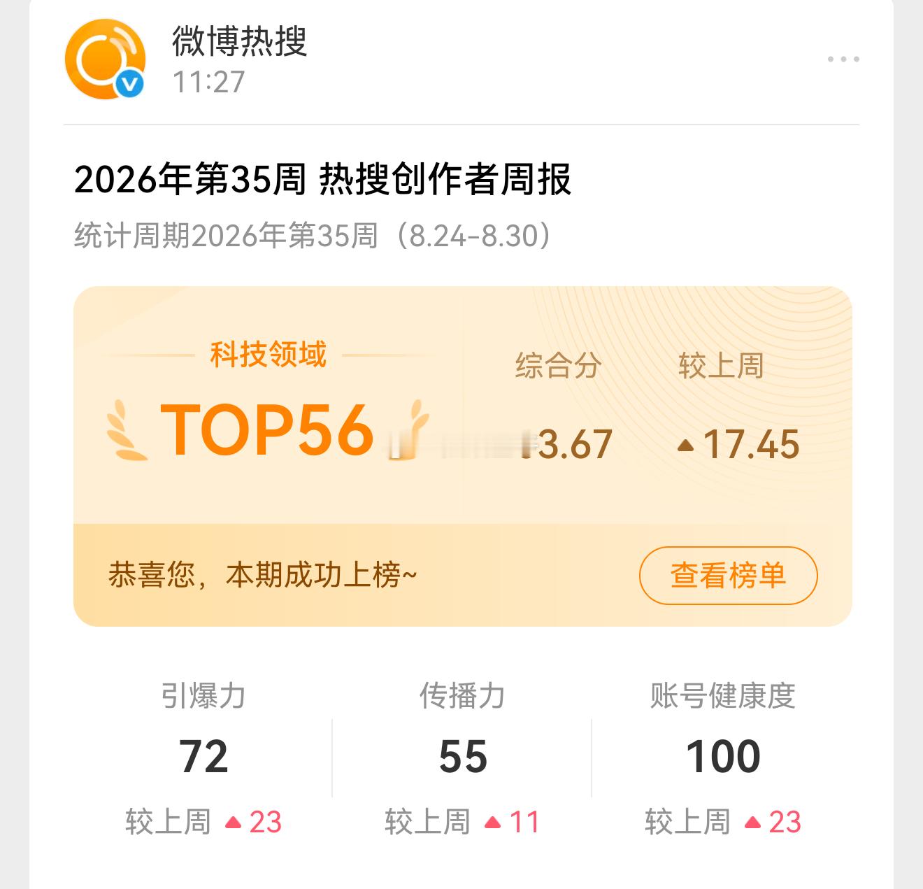 哦，新榜单是这么上的啊，可以啊 ​​​
