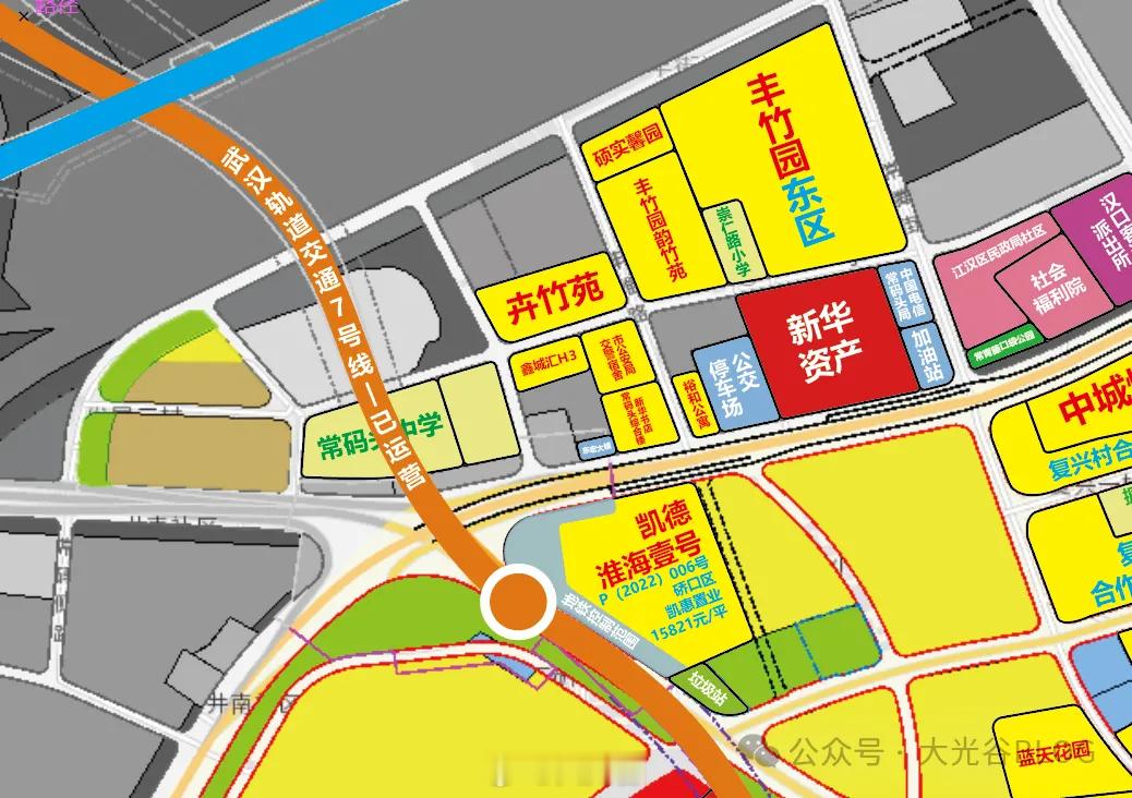 武汉主城核心地块规划调整 居住用地扩容医疗配套近日，武汉市硚口区发布主城区A04