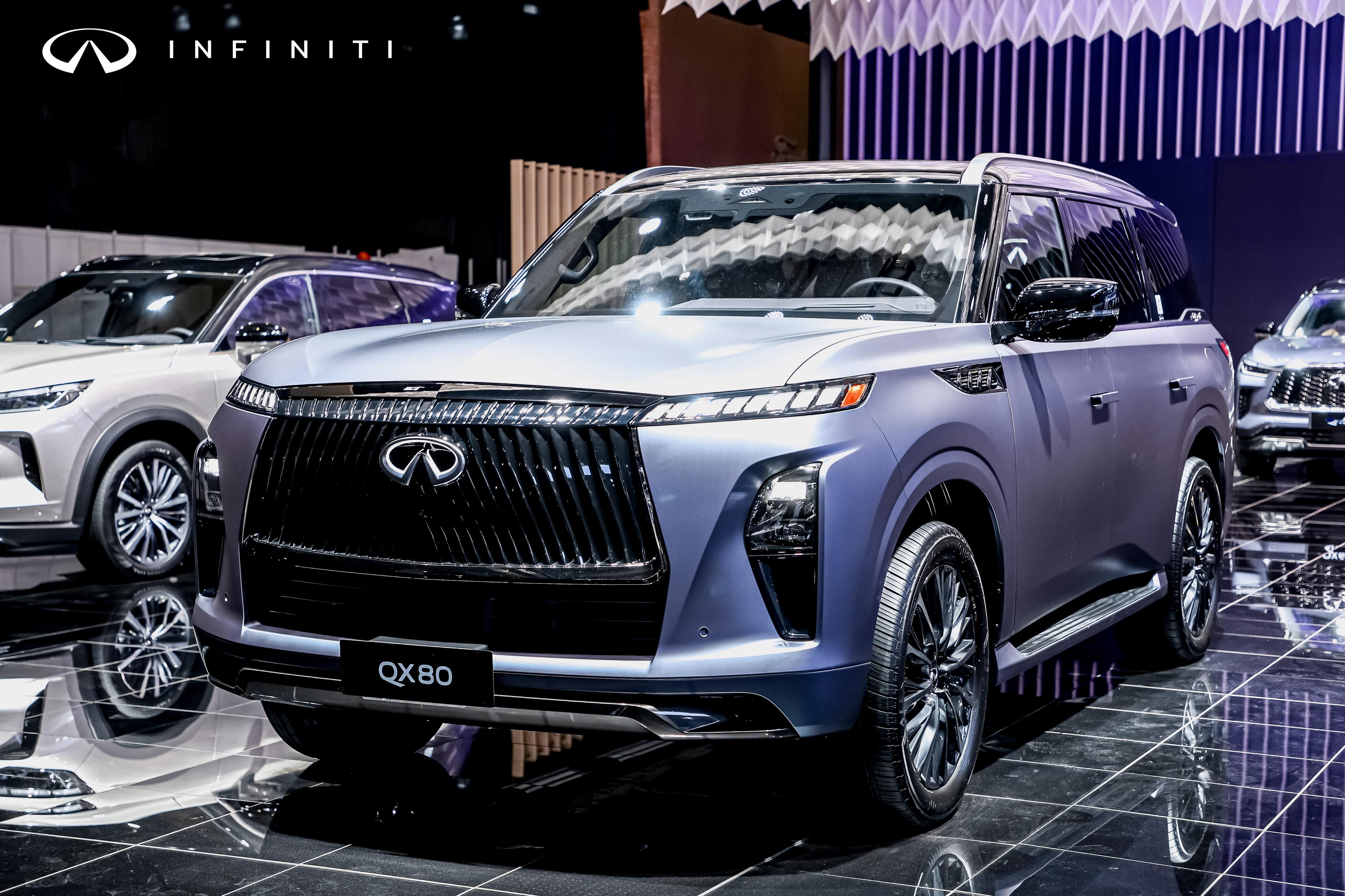 2025上海国际车展，英菲尼迪全新旗舰SUV QX80迎来中国首秀。这款新车拥有