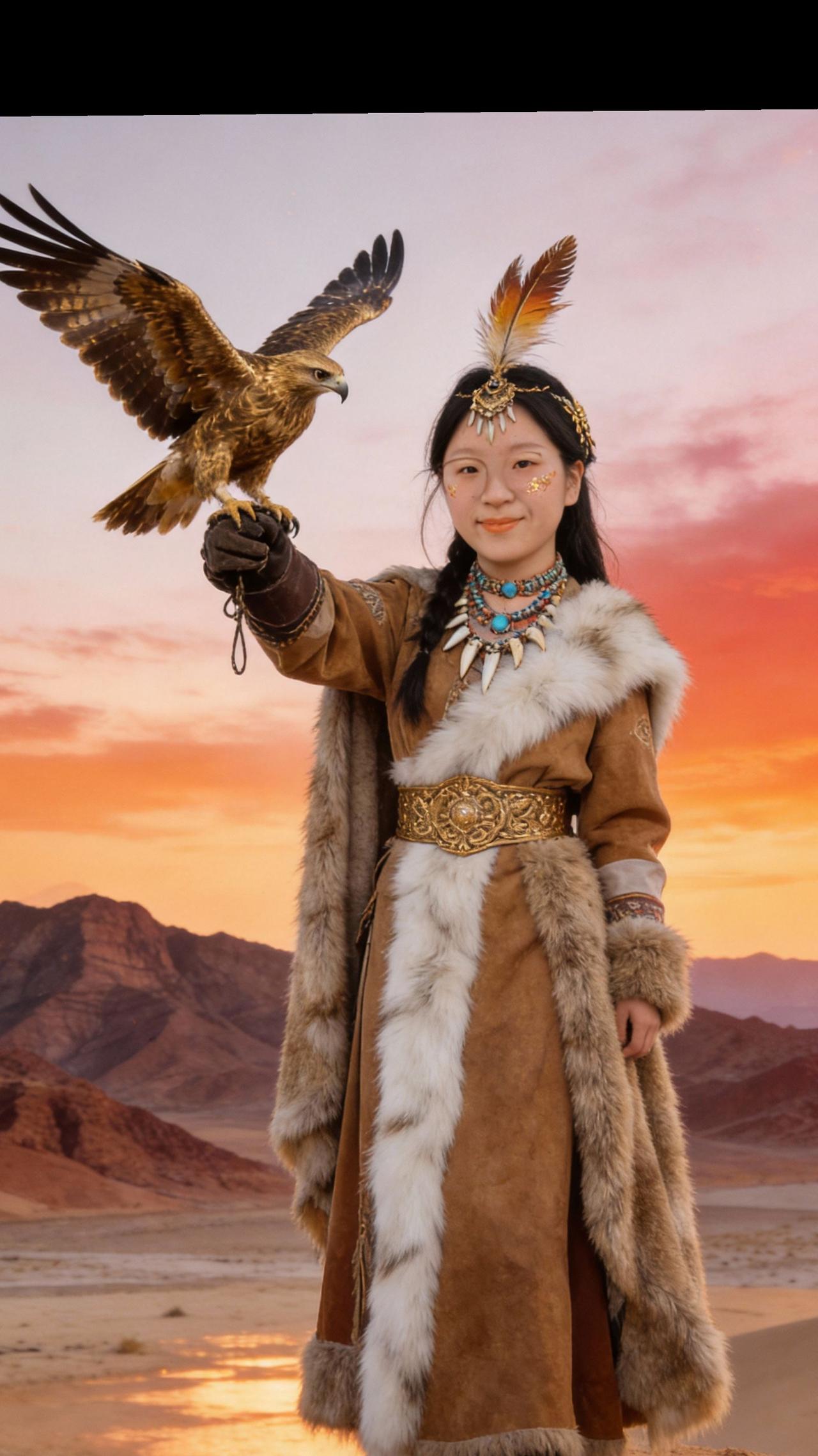 AI清新胶片晚霞风抖音ai创作 唯美古风带你一起穿越 是魔是仙我自己说了才算 秀