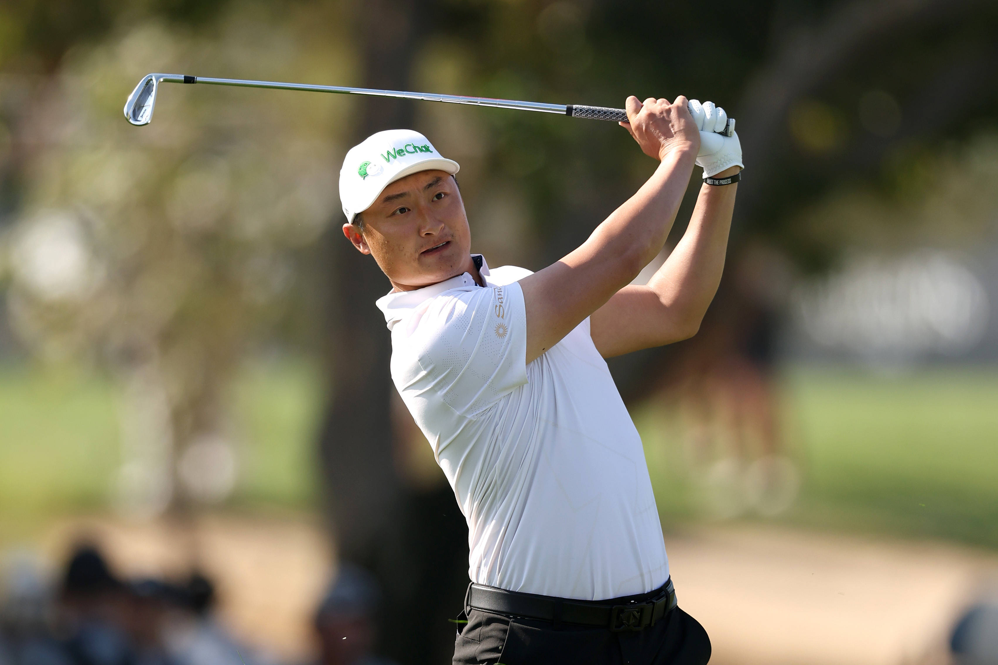 中国高尔夫球手李昊桐时隔7年再战美国高尔夫大师赛