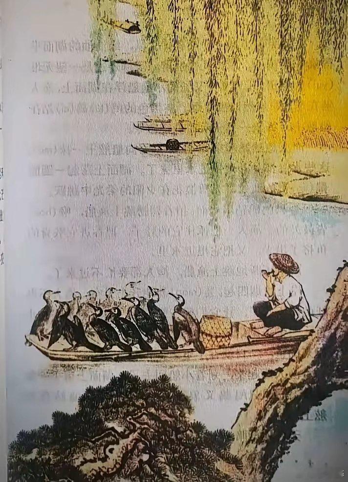 我刚刚问过单位的同事，认识这插图是哪篇课文的？没有一个人答对，读过这篇课文的人己