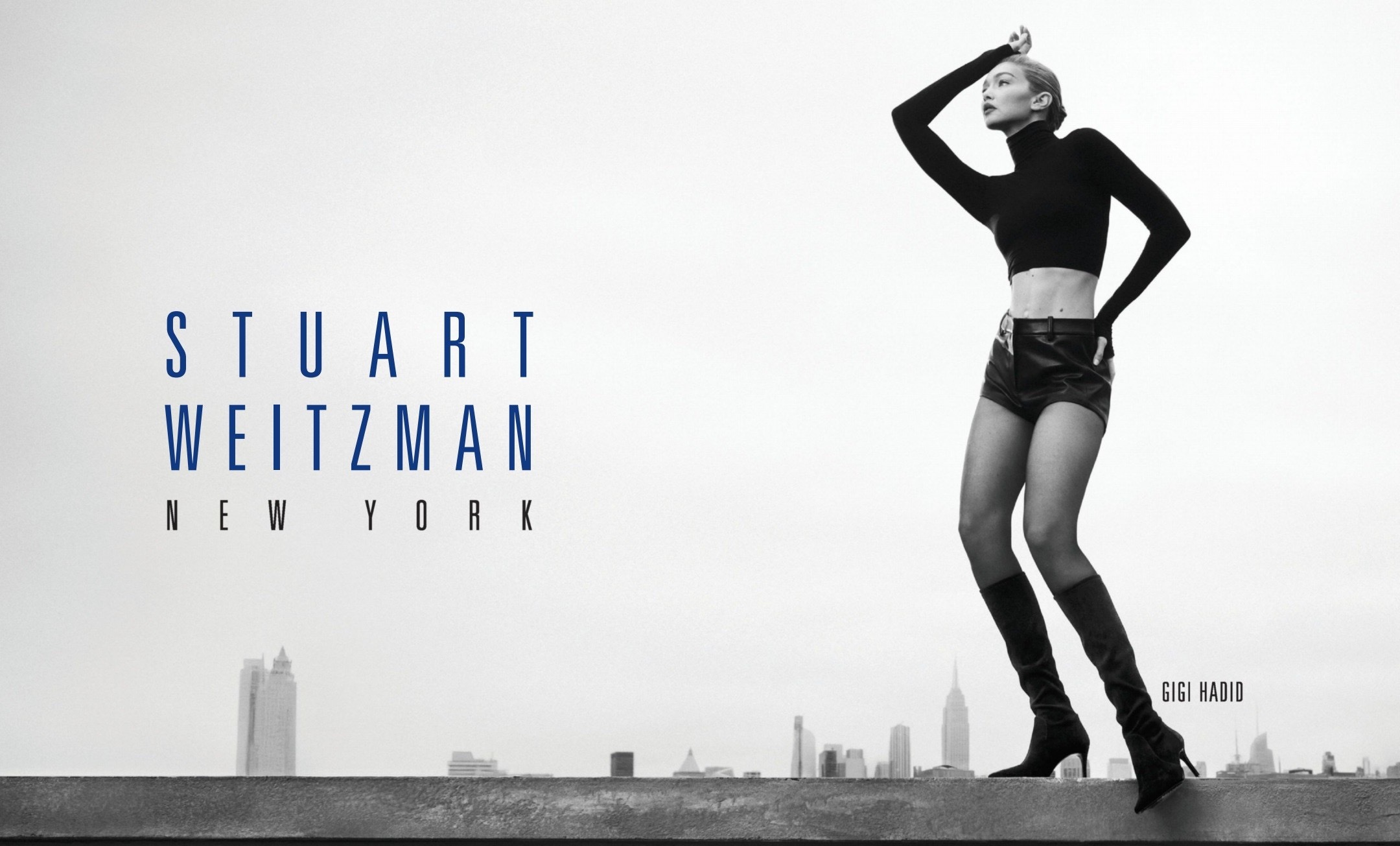 时尚灵感解读 超模Gigi Hadid出镜高端鞋履品牌Stuart Weitzm