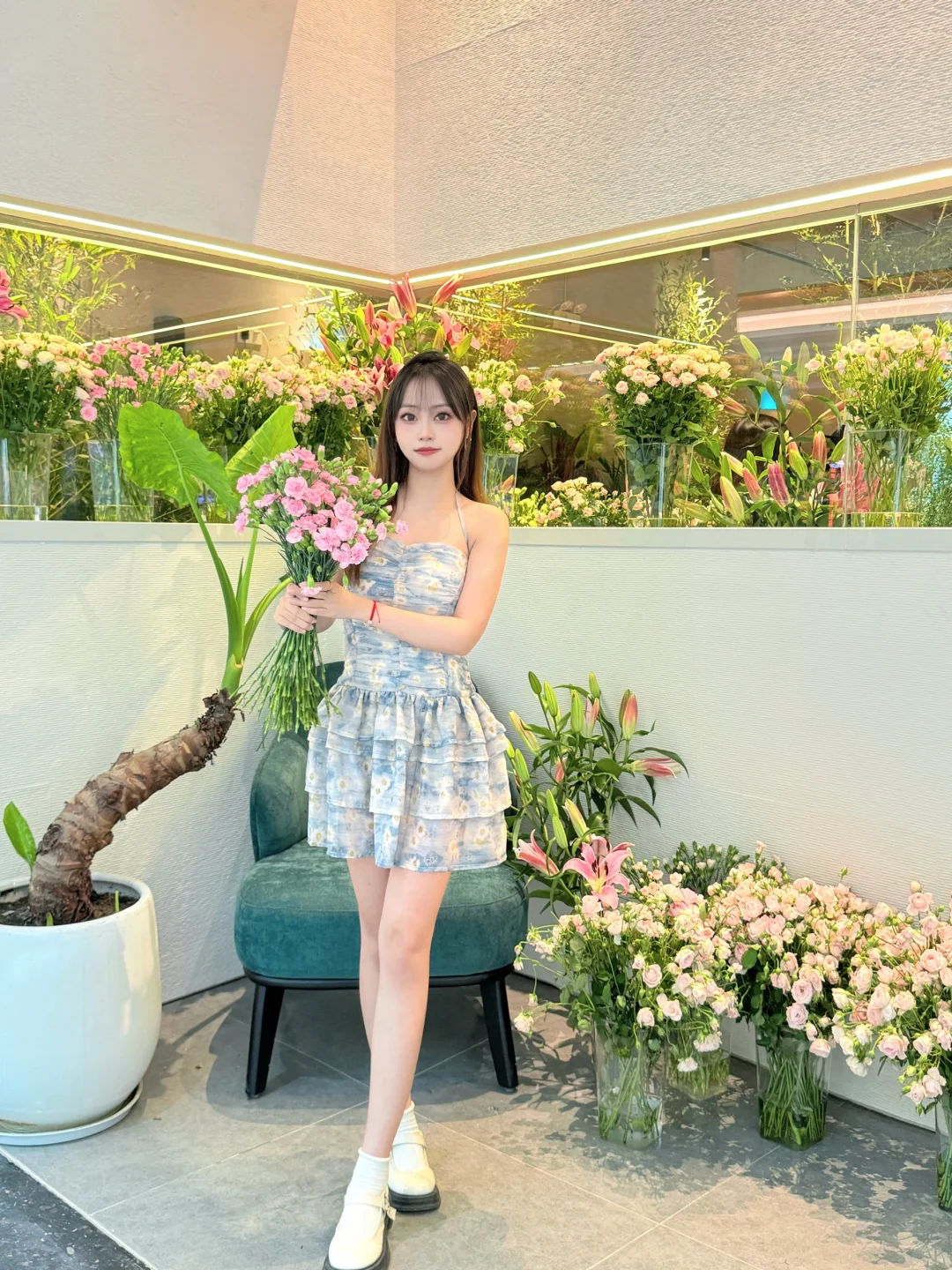闲来煮茶这次新店是鲜花主题耶🌷