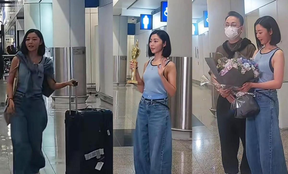 简直不敢相信，

看了新晋影后卫诗雅落地香港的待遇就知道，

人家纯粹就是来打工