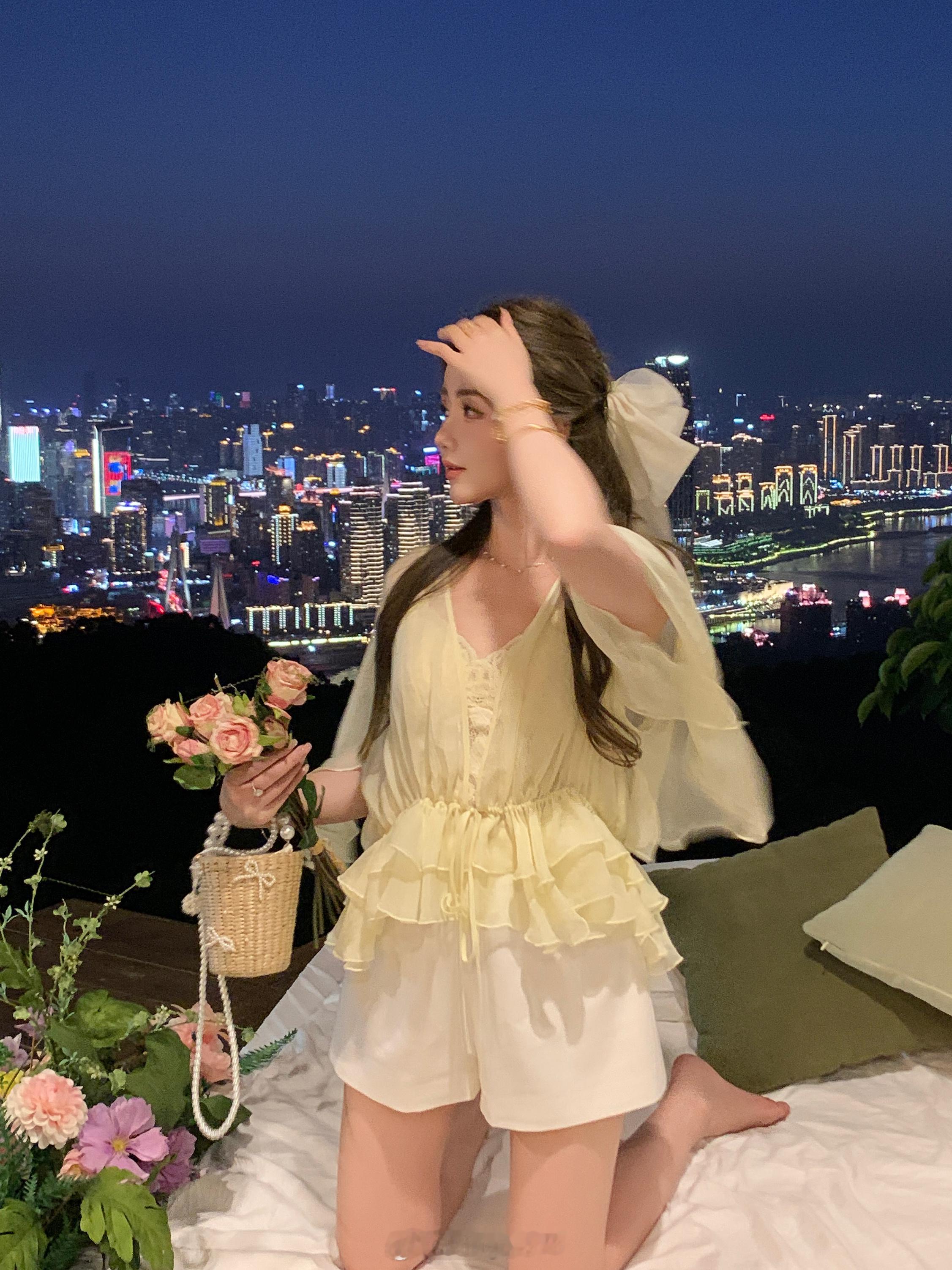 重庆开始进入暴晒模式晚风还是温柔[许愿星] ​​​