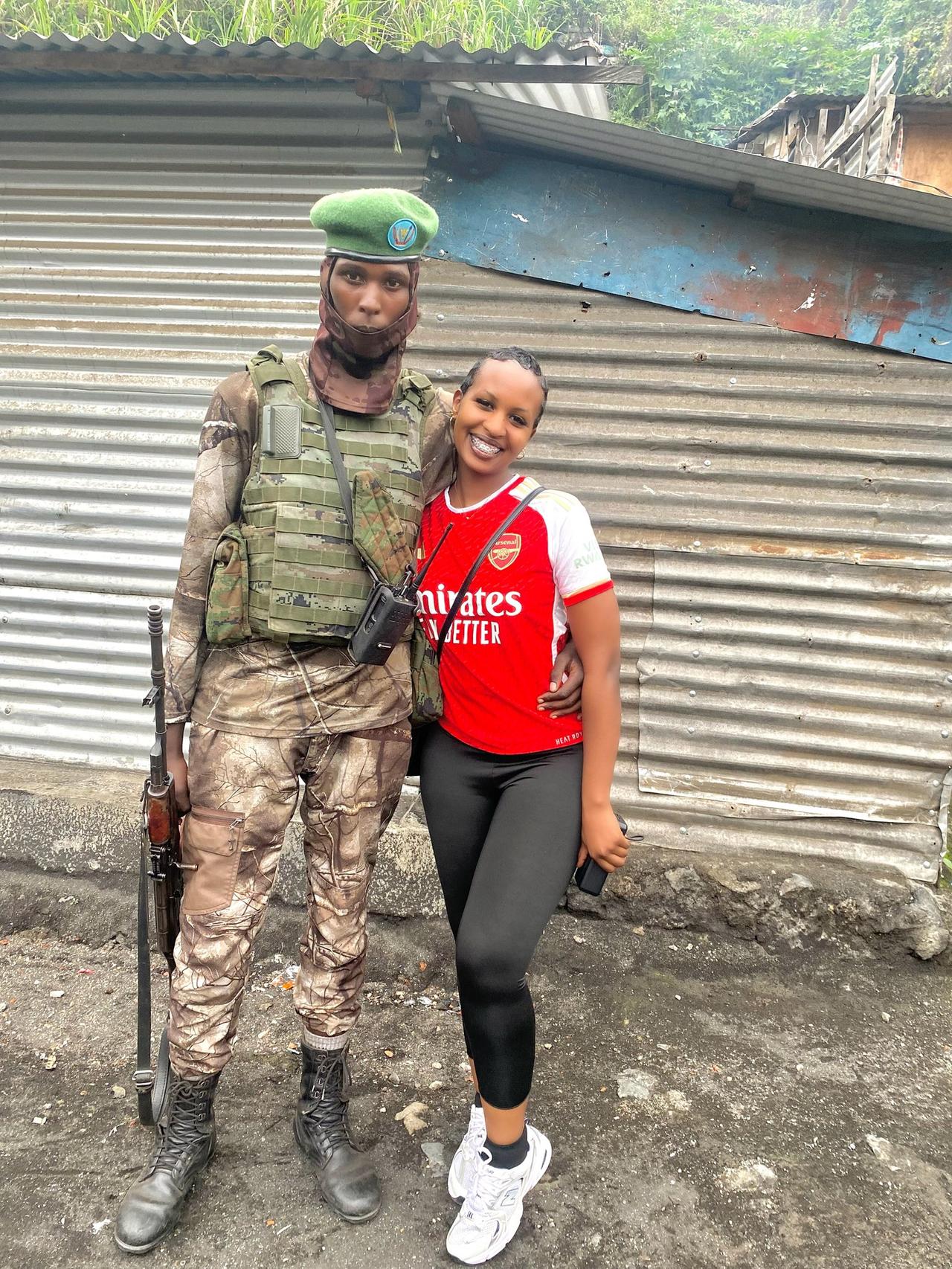 "感谢 M23 为带来自由所做的努力。今天，我见到了其中一位成员。他们为更美好的