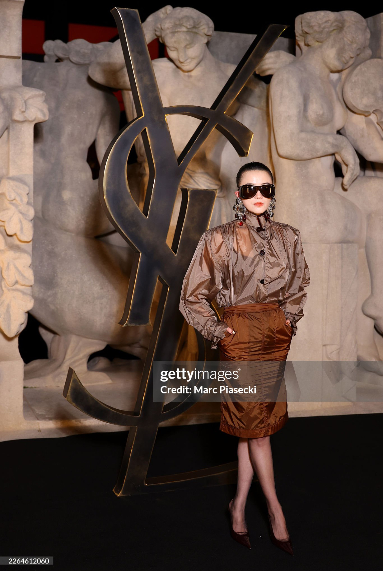 宋佳｜圣罗兰2026冬季女士时装秀宋佳身着Saint Laurent 2026夏