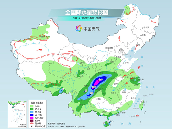 四川陕西连续降雨具有极端性 南方持久高温即将缓解