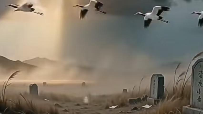 清明祭
清明时节野风狂，
默默风中唤爹娘。
执笏仙班分两列，
寄梦儿孙莫太忙。