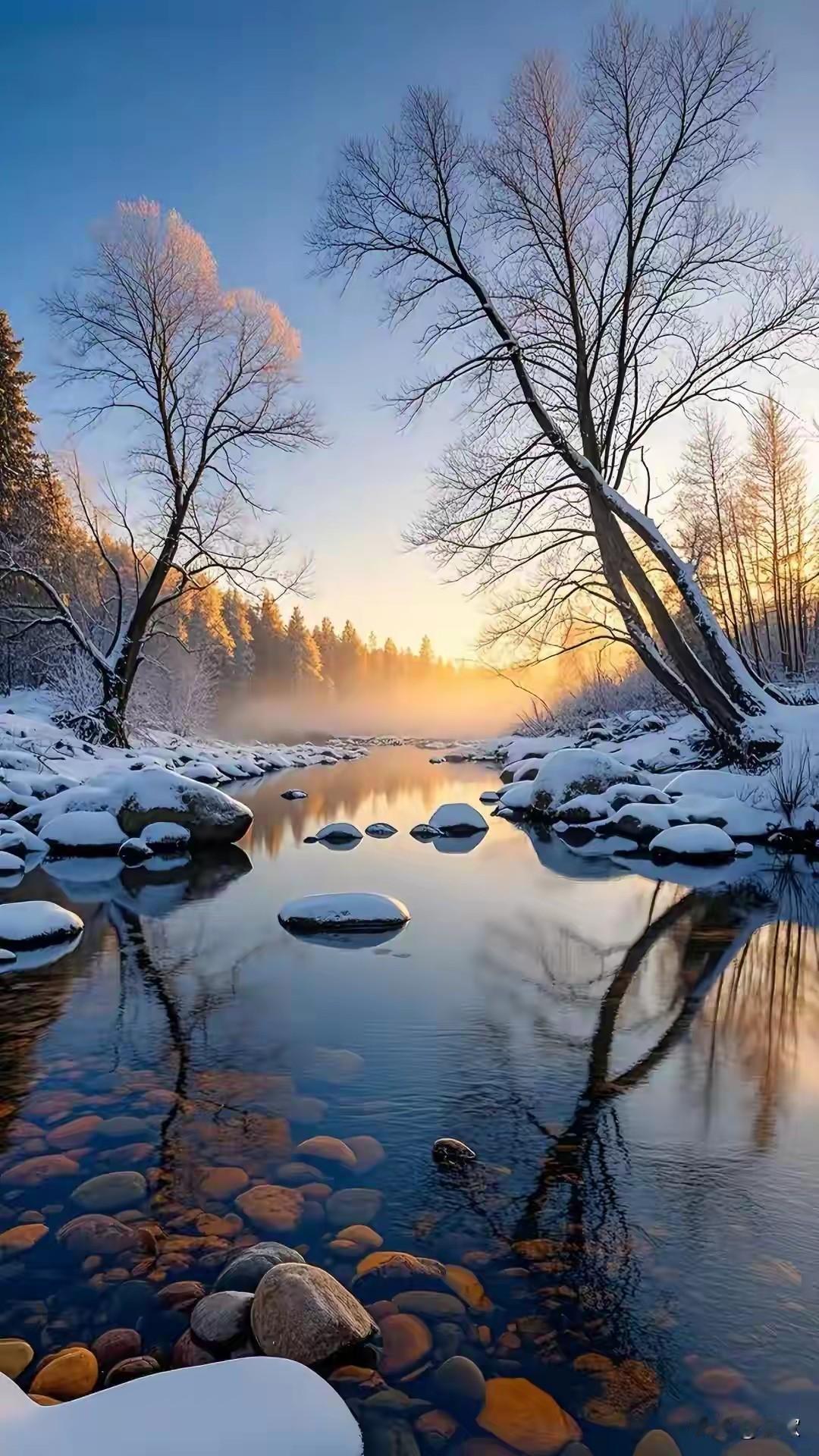 上联:秋月秋霜秋菊黄
下联:冬日冬雪冬梅红
横批:气象万千