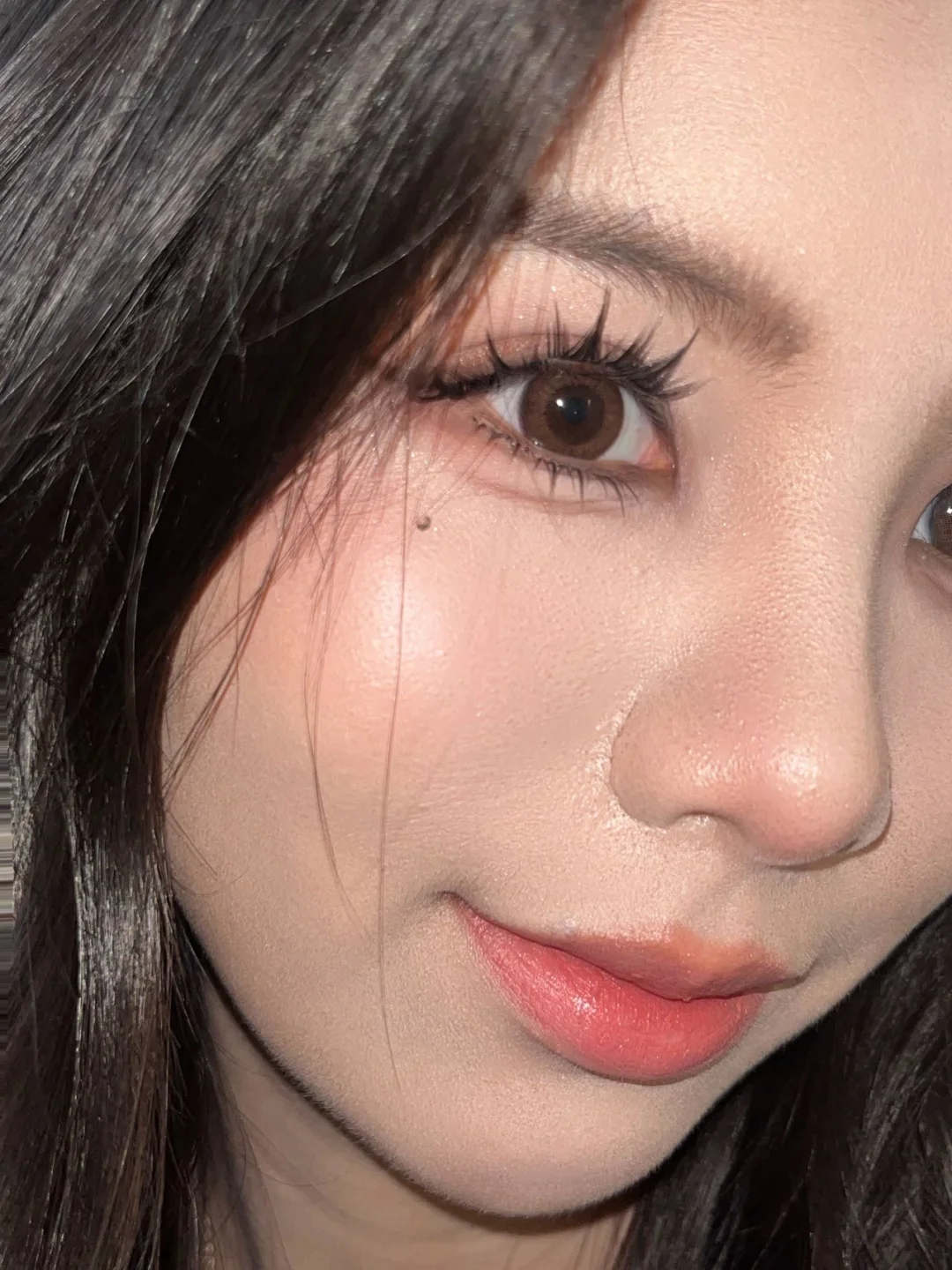 新手小白第一次尝试贴这么长的睫毛