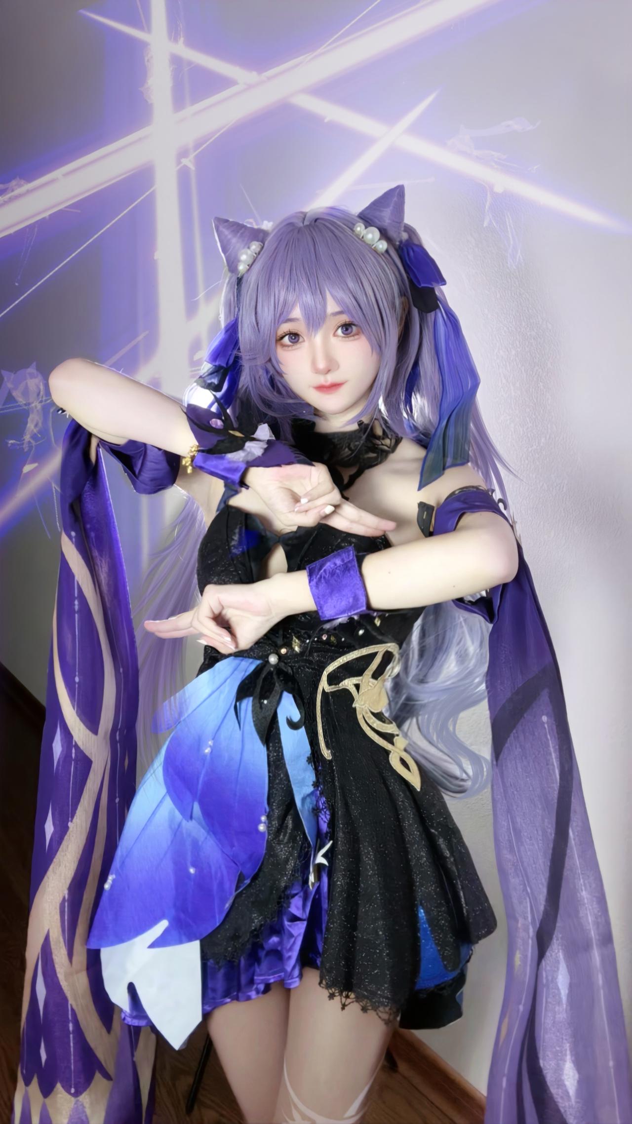 刻晴：电光如我，来碗牛杂!
COSER：Kittywan#游戏##原神##二次元