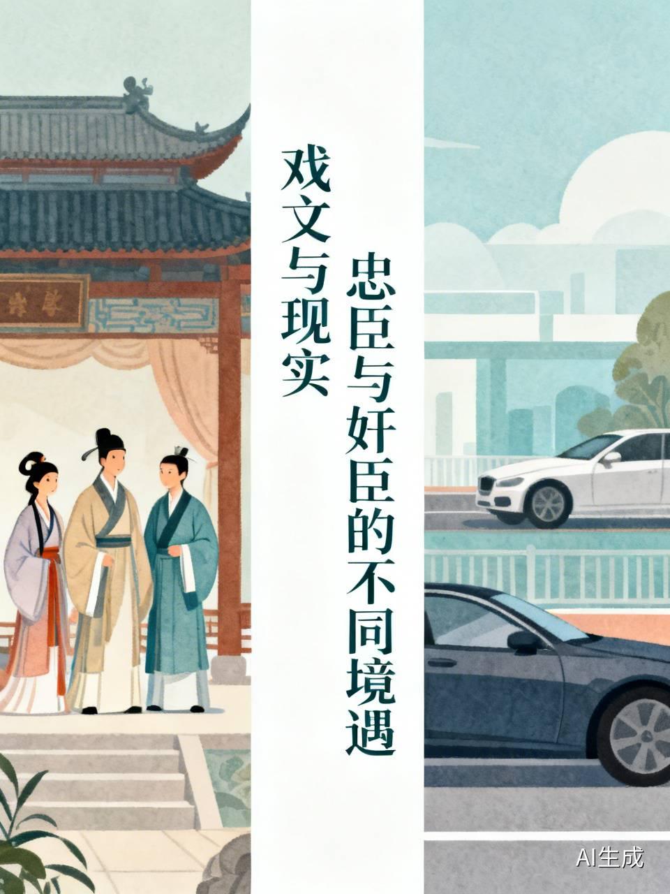 戏文中，忠臣粉丝无数
现实中，奸臣备受欢迎
所谓奸臣，就是不管是非曲直，主子都是
