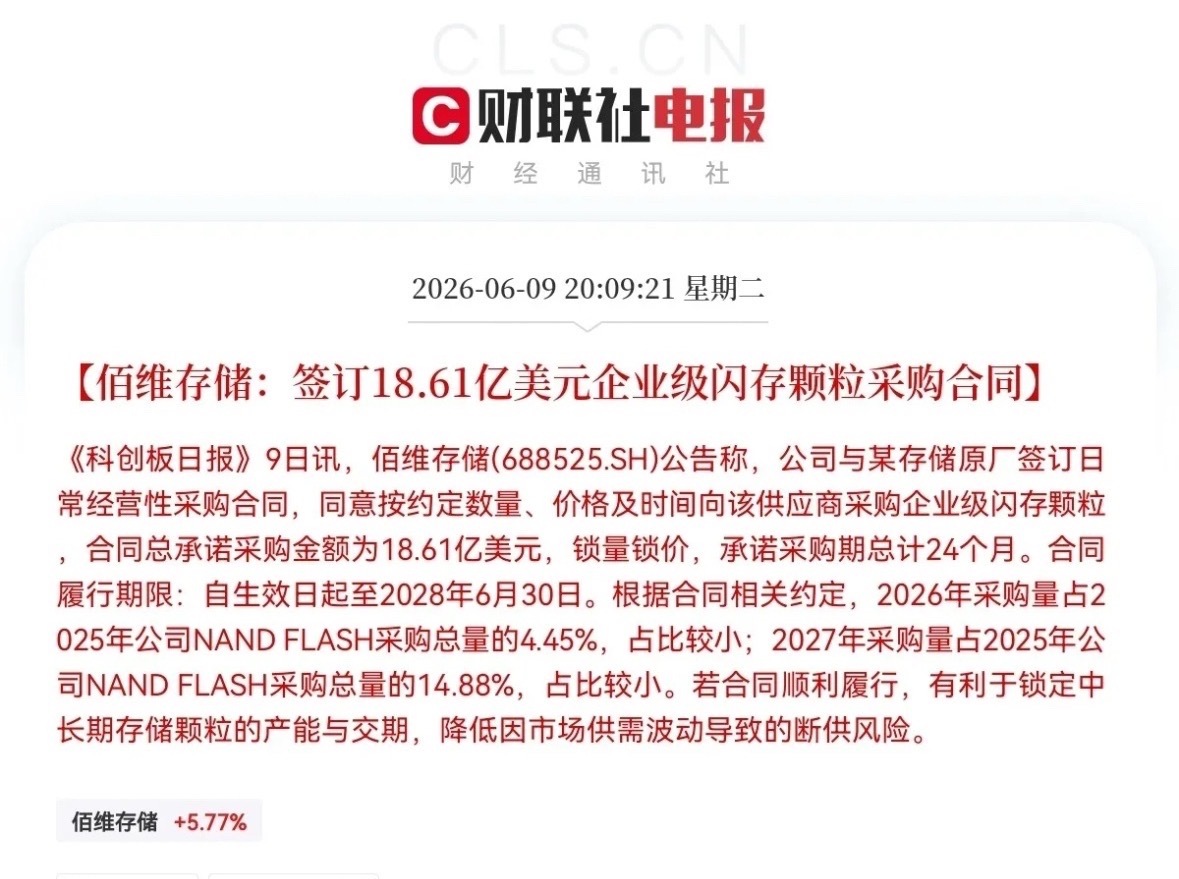 突发利好！佰维存储超级大利好，满仓这家公司的股民要兴奋的睡不着了，明天要开始数板