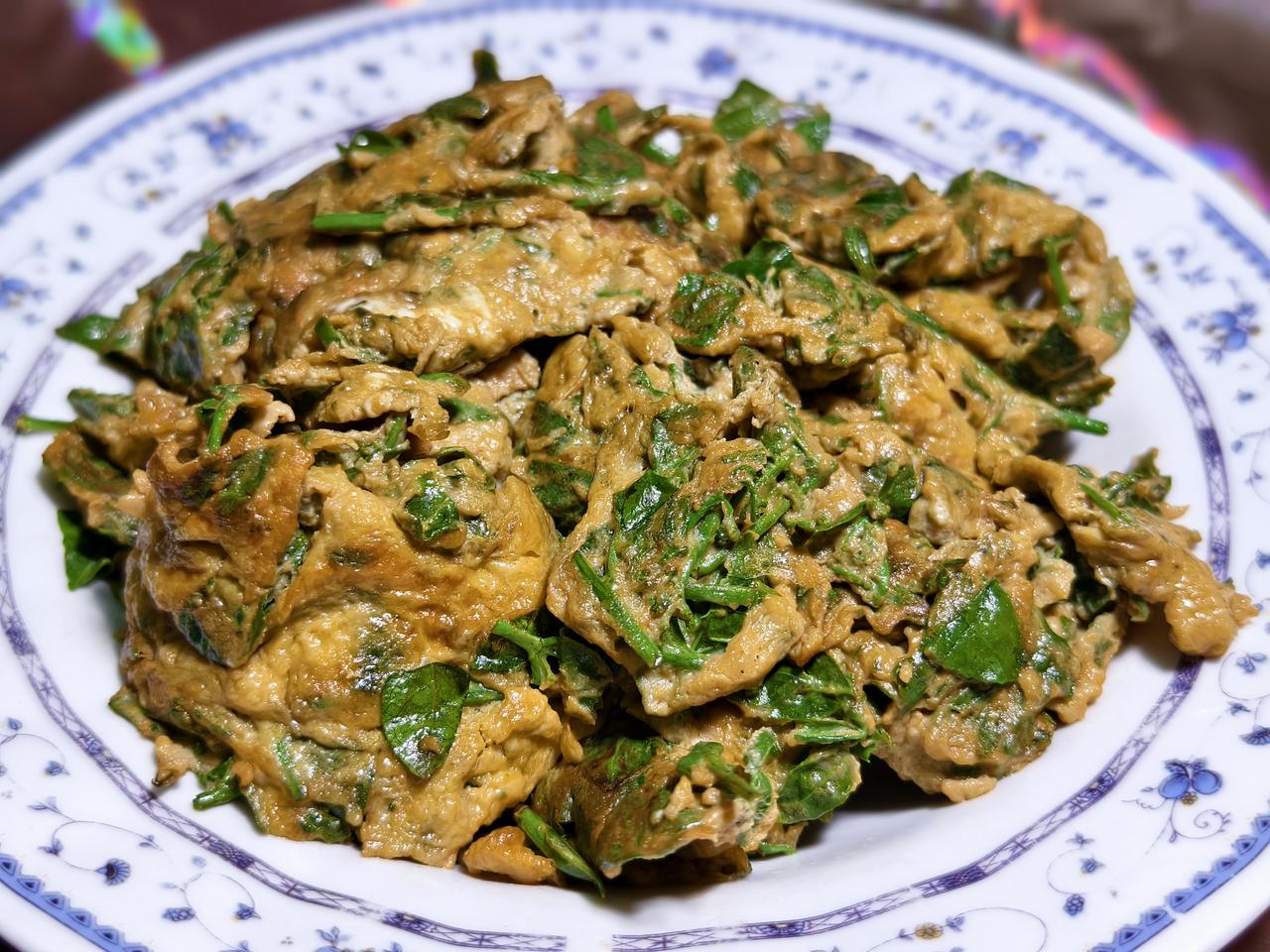 花椒芽炒鸡蛋[笑]