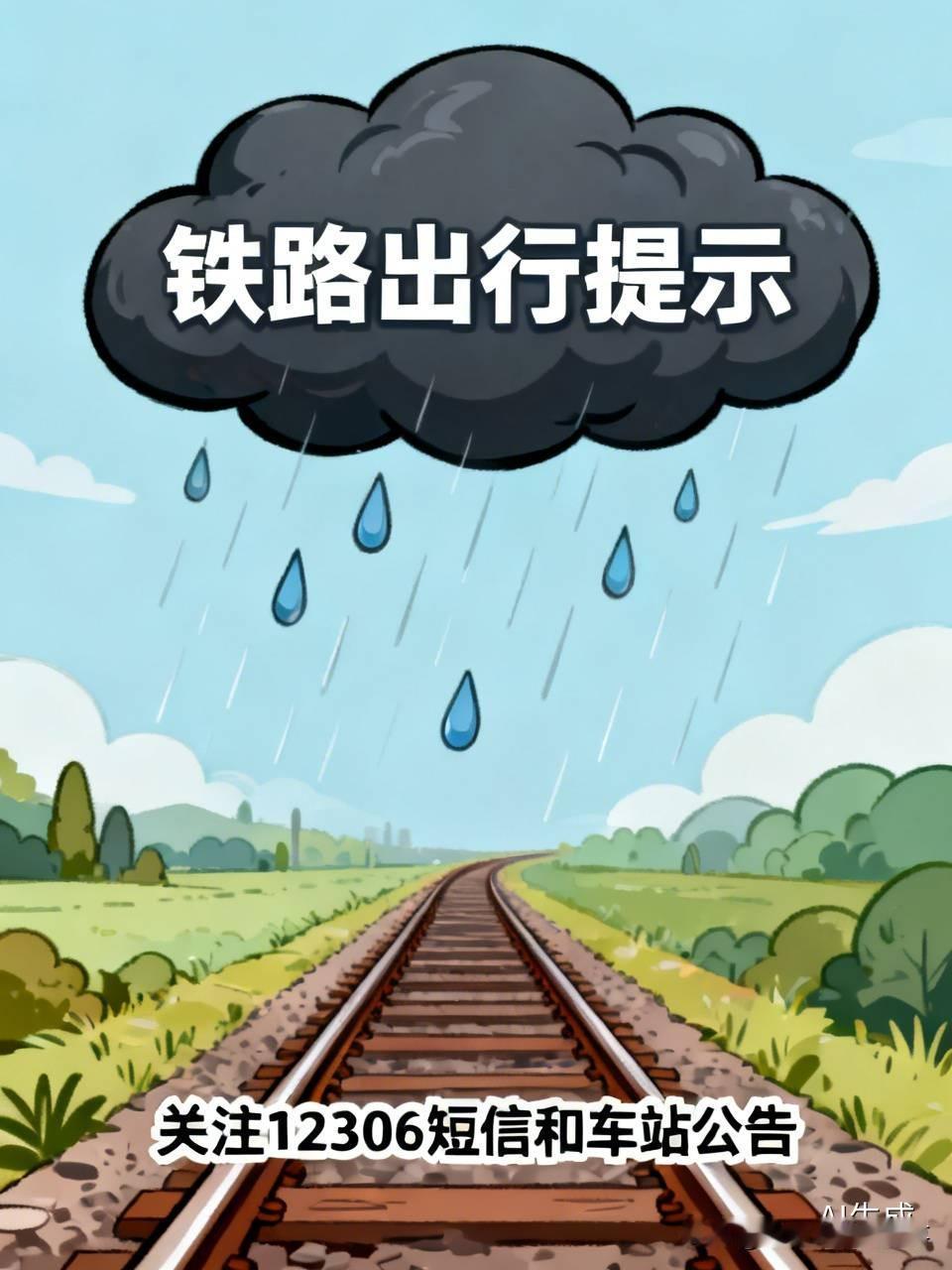 最近这雨下得可真是闹心！7月18日18时10分，峨广线元谋西站至大树村站间强降雨