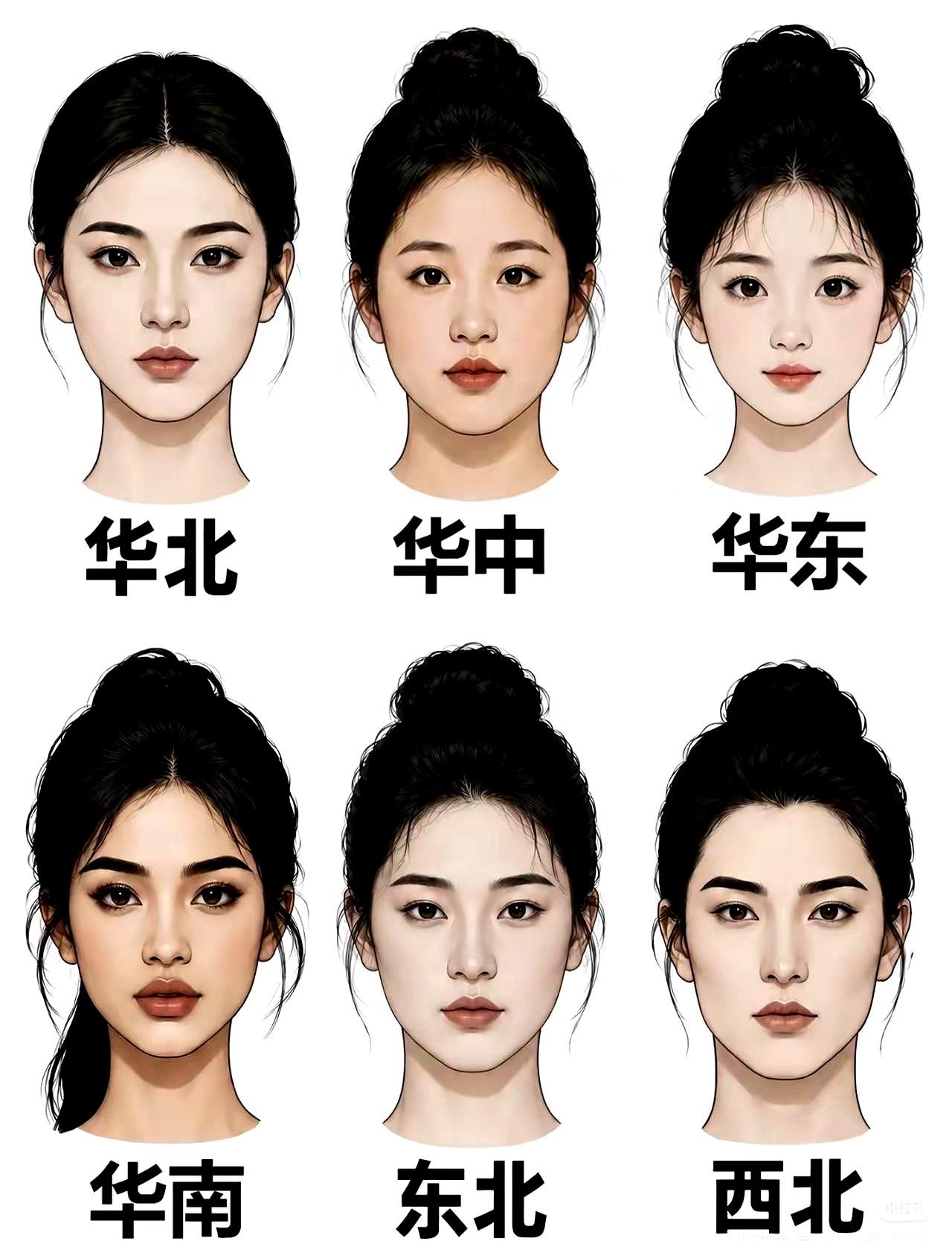 有人问我，华北的面相是不是最好看。
说实话，这事真没必要硬抬杠，审美这东西本来就