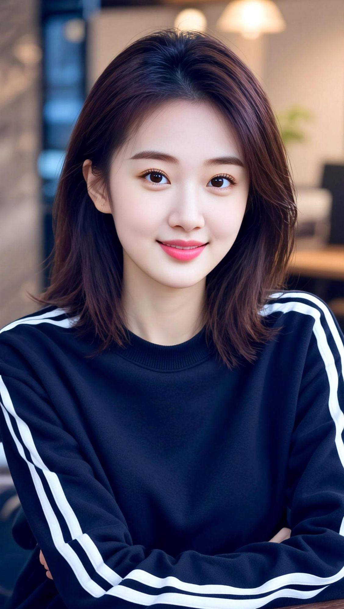 AI简约气质写真 抖音ai创作 气质短发 短发小姐姐来了