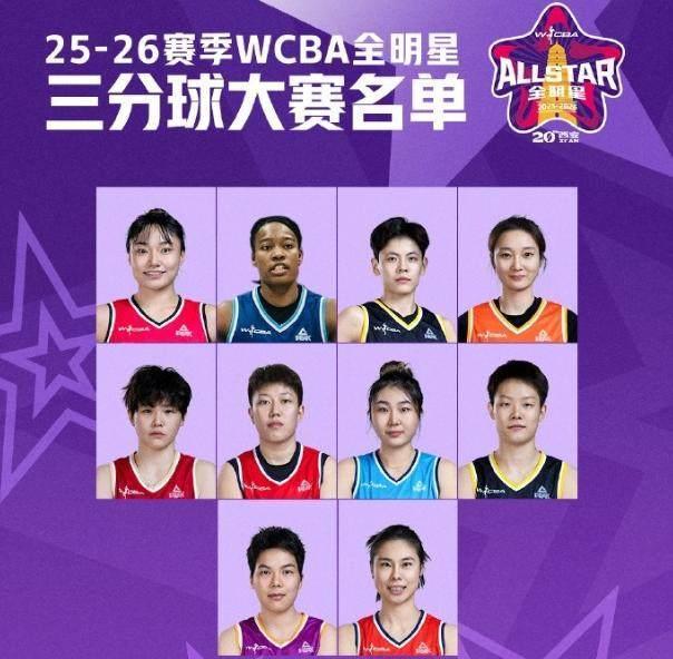 【2026WCBA 全明星周末明天在西安拉开大幕，届时将有多名三分高手参加全明星