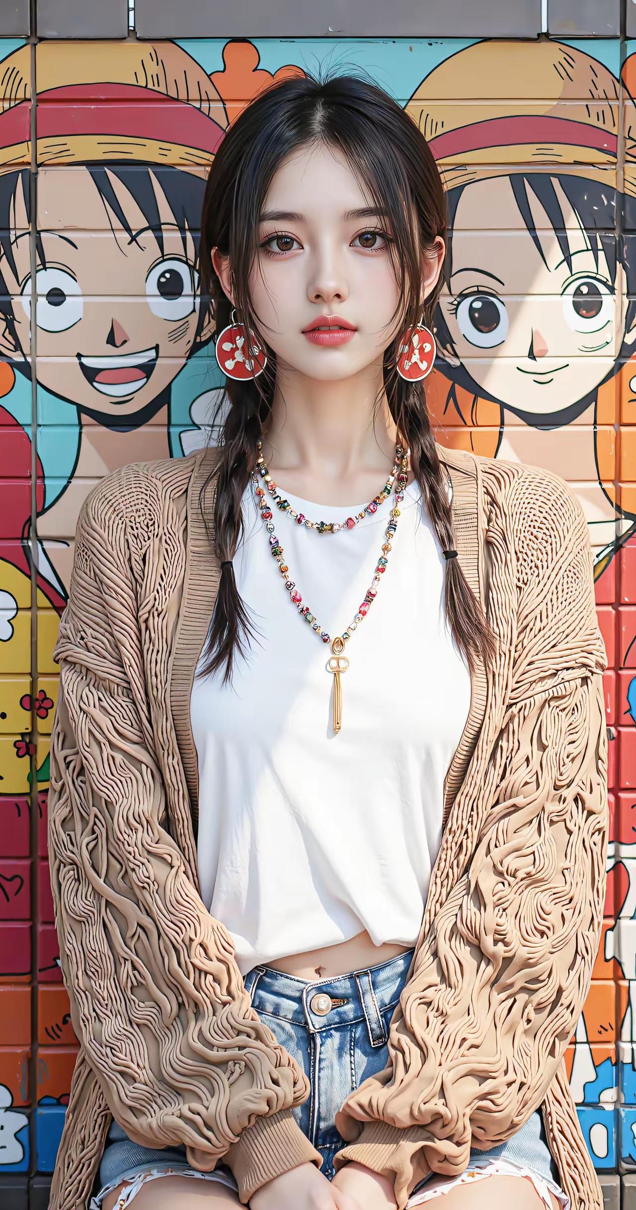 黑白条纹裙搭配复古帽子，尽显优雅与时尚！有妈才有家你赞同吗 分享一组手机里的最美