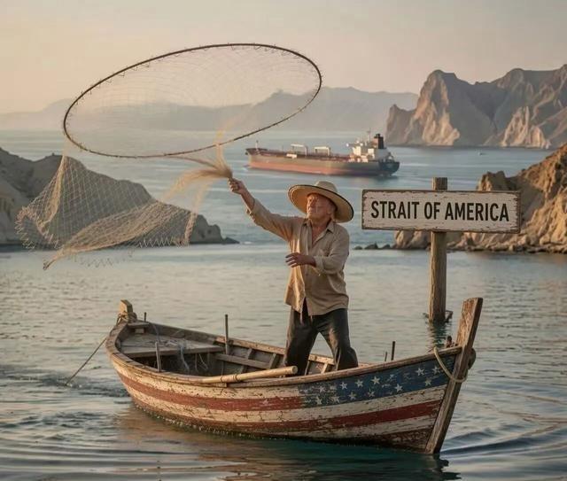 特朗普：霍尔木兹海峡是美国领土
这话一出，全世界都懵了。谁能想到，一个国家的总统