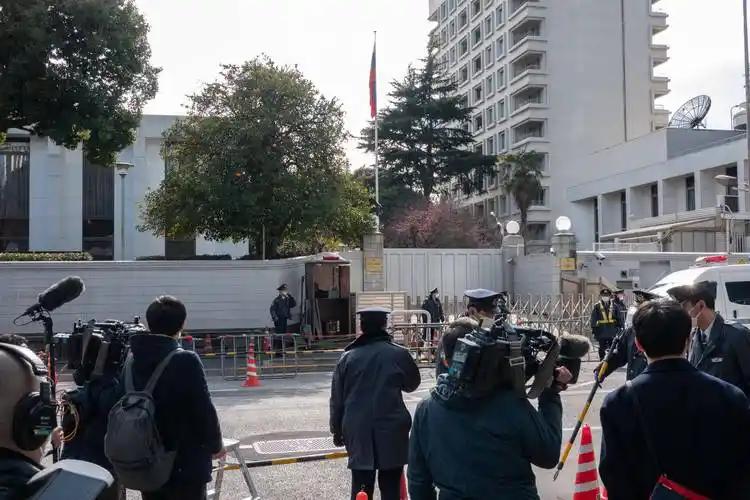 6月17日，中国外交部发表严正声明，针对3月带刀闯入中国驻日本大使馆的日本陆上自