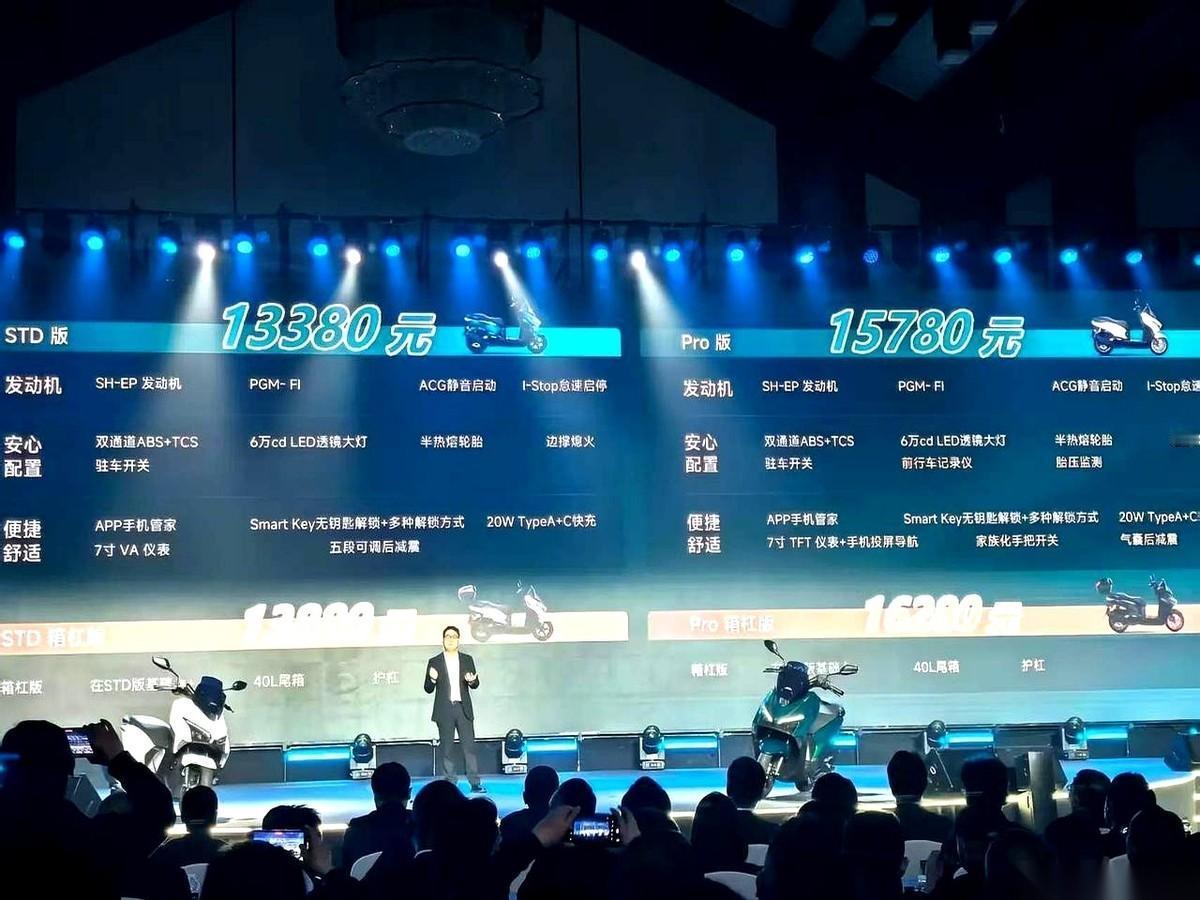 本田摩托，直接把价格的桌子给掀了。

一台150水冷踏板，带着双通道ABS和TC