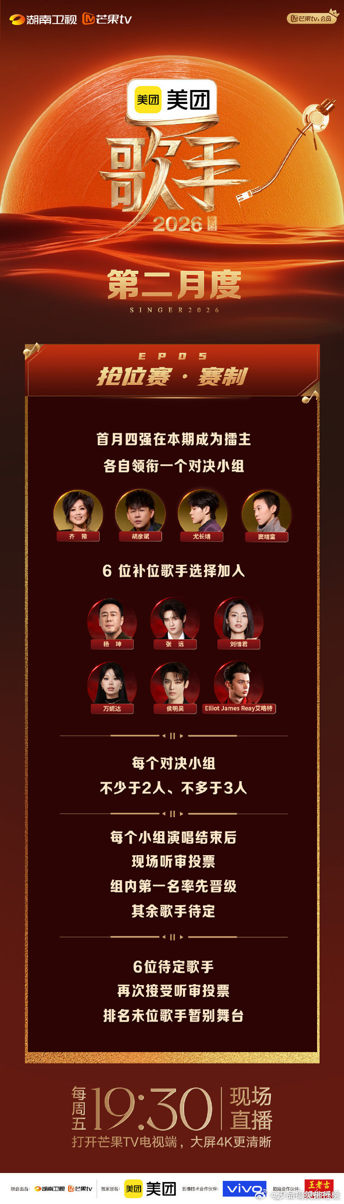 胡彦斌pk张远刘惜君尤长靖pk艾略特齐豫pk万妮达 尤长靖擅长共情式演唱，遇上实