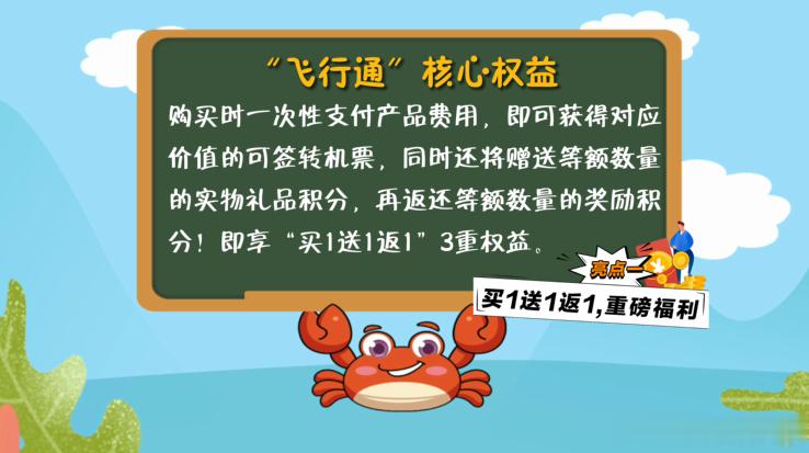   本来我还没看懂这产品，动画太贴心，购买机票后即可获得对应价值的可签转机票，还
