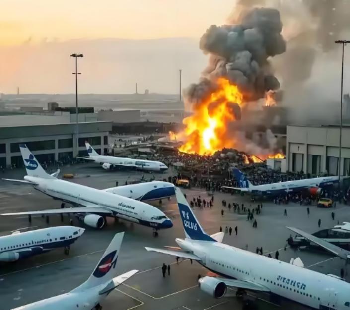 突发炸锅，以色列最要命的核心机场遭导弹突袭波及，3架飞机直接损毁报废，上千人当场