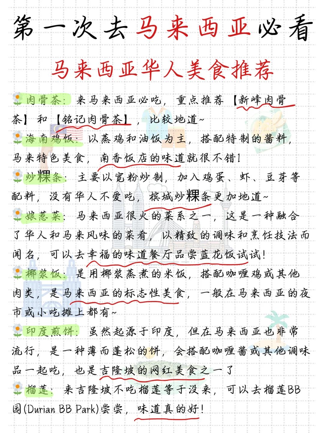 第一次来马来西亚，看这一篇就够了！（超全面）