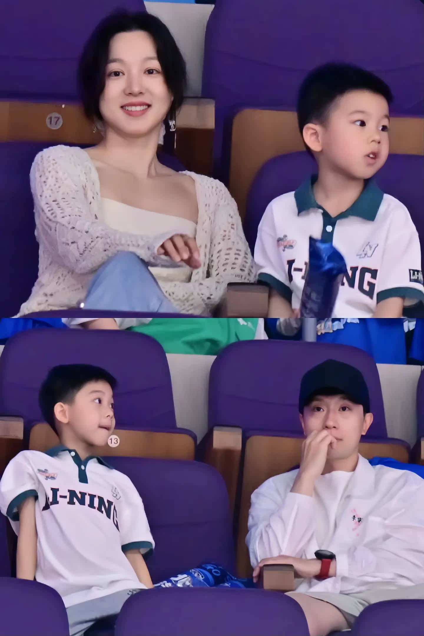 马龙夏露，一家四口的温馨时刻，演绎着家的温暖与力量。 