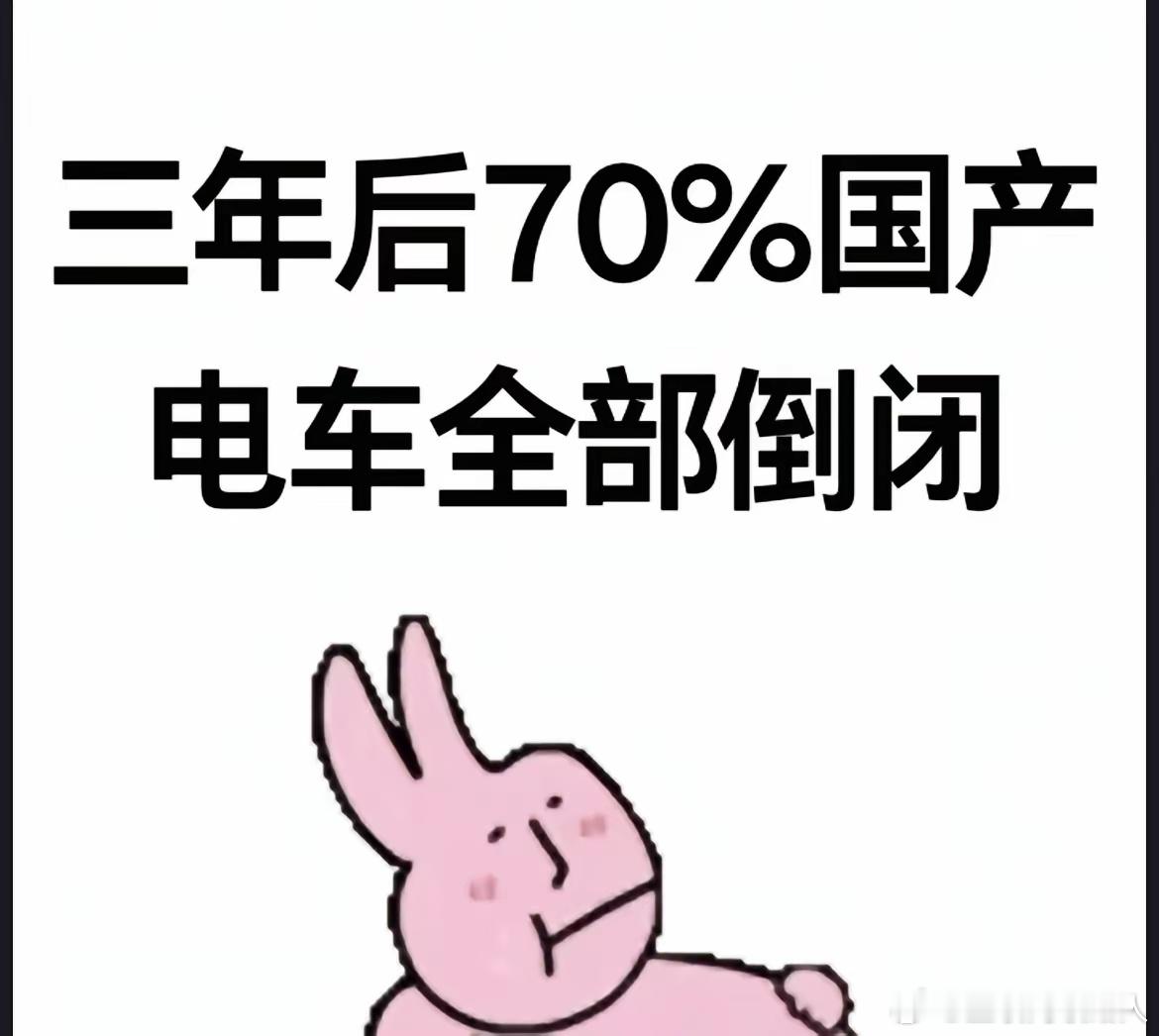 三年后能活下来的国产电车，大概也就零跑、小鹏、理想，最多再加个小米，其余车企基本